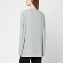 Alberta Ferretti Single-breasted Ice-colored jacket