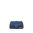 Blue Cotton Handbag