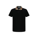 Black Cotton Polo Shirt
