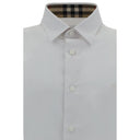 White Elastane Dress Shirt