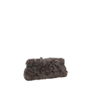 Brown Fur Clutch Bag