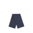 Blue Fleece Wool Scarf