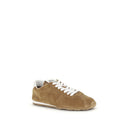 Brown Calf Leather Bos Taurus Athletic Sneakers