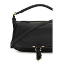 Black Calf Leather Bos Taurus Shoulder Bag