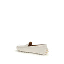 Cream Calf Leather Bos Taurus Slip-On Loafers