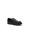 Black Calf Leather Bos Taurus Slip-On Loafers