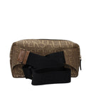 Beige Fabric Backpack