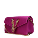 Pink Satin Clutch Bag