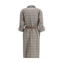 Gray Wool Casual Dress