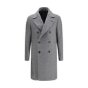 Gray Fleece Wool Coat