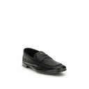 Black Calf Leather Bos Taurus Slip-On Loafers