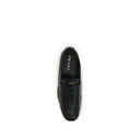 Black Calf Leather Bos Taurus Slip-On Loafers