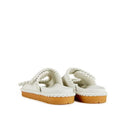 White Lamb Leather Sandals