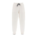 White Cashmere Athletic Pants