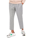 Gray Polyamide Cropped Pants
