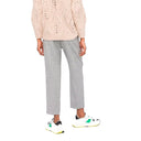 Gray Polyamide Cropped Pants