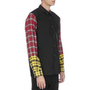 Black Cotton Pattern Shirt