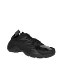 Black Polyethylene Athletic Sneakers