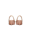 Beige Calfskin Pumps