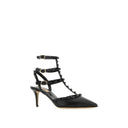Black Calfskin High Heel Pumps