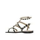Black Calfskin Sandals