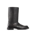 Black Calfskin Boots