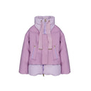 Multicolor Polyamide Full-Length Jacket