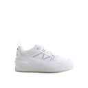 White Calfskin Low Top Sneakers