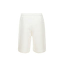 White Cotton Bermuda Shorts