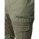Bicolor Cotton Cargo Pants