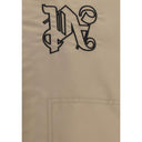 Beige Polyamide Bomber