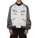 Gray Acetate Bomber