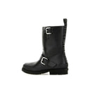 Black Polyester Boots
