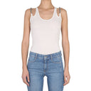 White Cotton Tank Tops