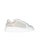 White Calfskin Low Top Sneakers