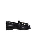 Black Calfskin Slip-On Loafers
