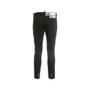 Black Cotton Skinny Jeans