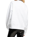 White Cotton Sweatshirt