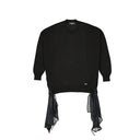 Black Cotton Sweatshirt