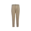 Beige Cotton Chino Pants