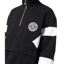 Black Cotton Sweatshirt