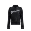 Black Elastane Sweatshirt