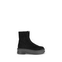 Black Rubber Ankle Boots