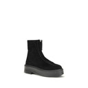 Black Rubber Ankle Boots