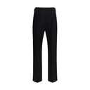 Black Fleece Wool Dress Pants