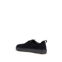 Black Calf Leather Bos Taurus Low Top Sneakers