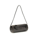 Brown Lamb Leather Shoulder Bag