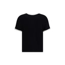 Black Viscose T-Shirt
