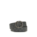 Black Calf Leather Bos Taurus Regular Belt