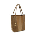 Beige Leather Shoulder Bag